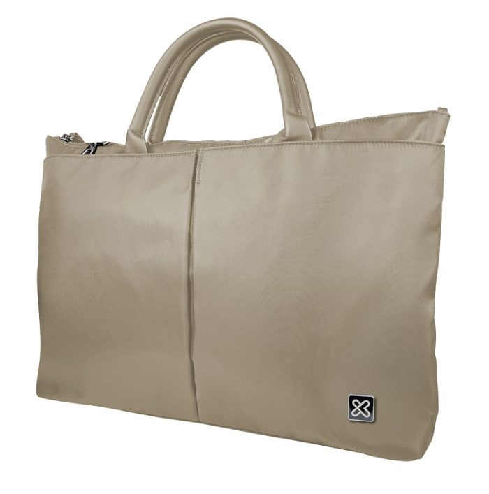 Klip Xtreme - Notebook carrying case and handbag - 15.6" - 1680D nylon - Beige - Imagen 1