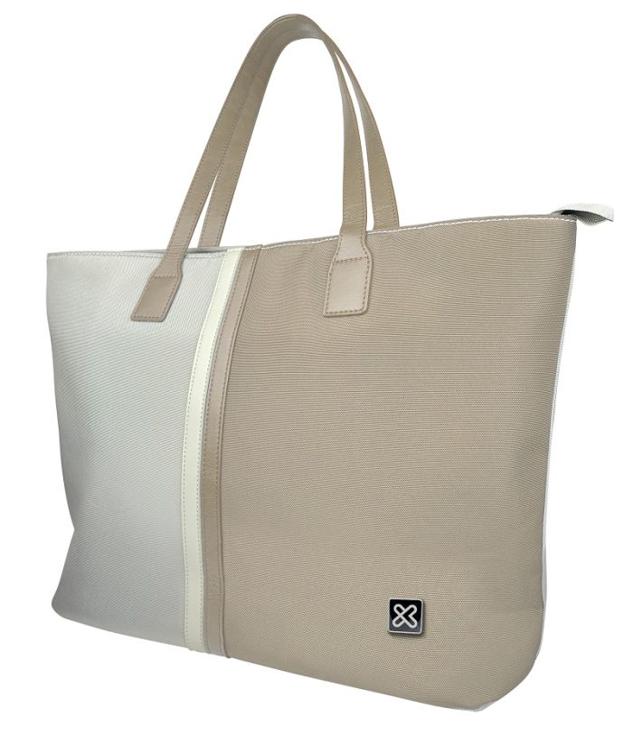 Klip Xtreme - Notebook carrying case and handbag - 15.6" - 1200D polyester - Beige/White - Ladies Bag - Imagen 1