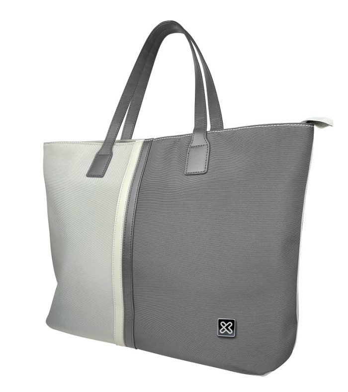 Klip Xtreme - Notebook carrying case and handbag - 15.6" - 1200D polyester - Gray/White - Ladies Bag - Imagen 1
