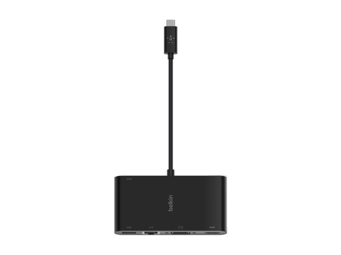 Belkin - Adaptador de carga y multimedia - USB-C - VGA, HDMI - 1GbE - Imagen 2