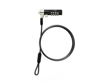 Klip Xtreme - Cable lock - Notebook locking cable - Wedge - Combination lock