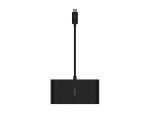 Belkin - Adaptador de carga y multimedia - USB-C - VGA, HDMI - 1GbE