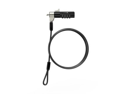 Klip Xtreme - Cable lock - Notebook locking cable - Tbar K Std. Combination lock