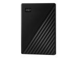 WD My Passport WDBYVG0010BBK - Disco duro - cifrado - 1 TB - externo (portátil) - USB 3.2 Gen 1 - AES de 256 bits - negro